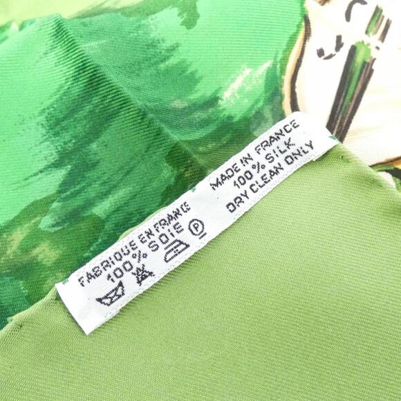 HERMES Green Scarf - Picture 4 of 4